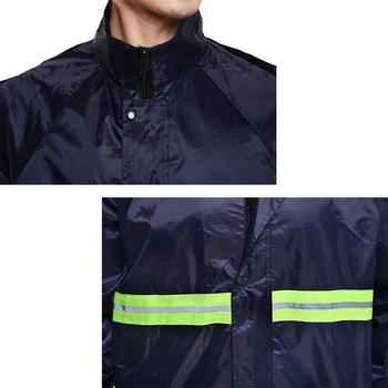 Ποδηλατικό αδιάβροχο για ενήλικες, Oxford ύφασμα, πάχος 0,18, αδιάβροχο στρώμα κόλλας PVC, για ένα άτομο