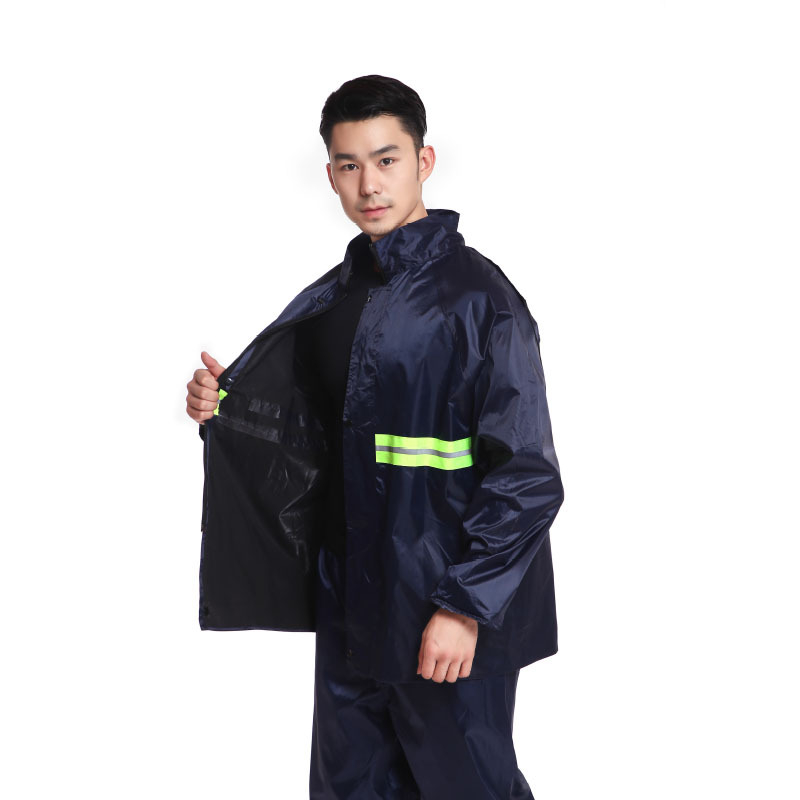 Ποδηλατικό αδιάβροχο για ενήλικες, Oxford ύφασμα, πάχος 0,18, αδιάβροχο στρώμα κόλλας PVC, για ένα άτομο