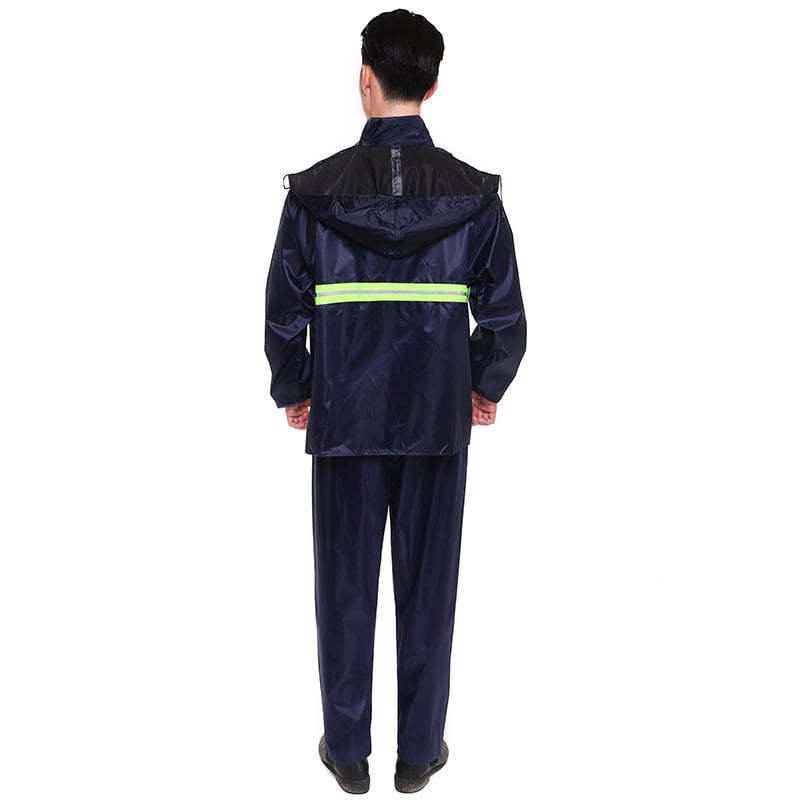 Ποδηλατικό αδιάβροχο για ενήλικες, Oxford ύφασμα, πάχος 0,18, αδιάβροχο στρώμα κόλλας PVC, για ένα άτομο