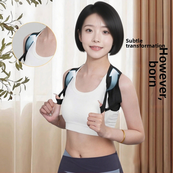 Коректор на стойката с презрамки за раменете и опора за гръб, разтягане на гръдните мускули и упражнения в легнало положение