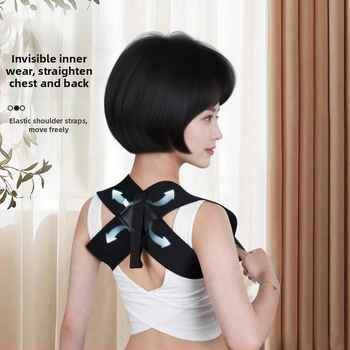 Коректор на стойката с презрамки за раменете и опора за гръб, разтягане на гръдните мускули и упражнения в легнало положение