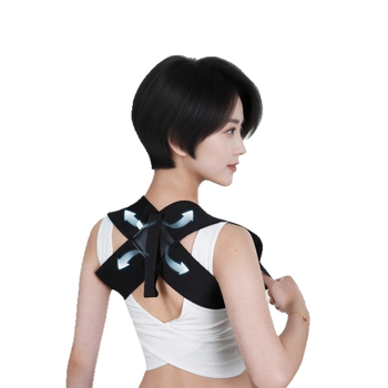 Коректор на стойката с презрамки за раменете и опора за гръб, разтягане на гръдните мускули и упражнения в легнало положение