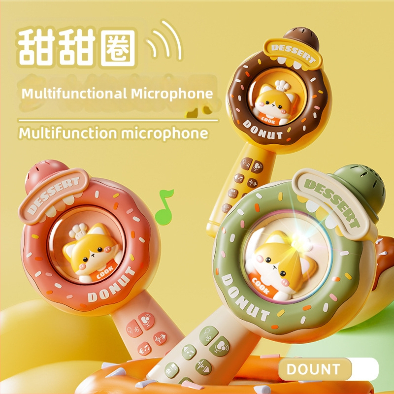 Dječji Bluetooth karaoke mikrofon – All-in-One edukativna audio igračka (Bluetooth, USB punjenje, interaktivno učenje, reproduciranje glazbe)