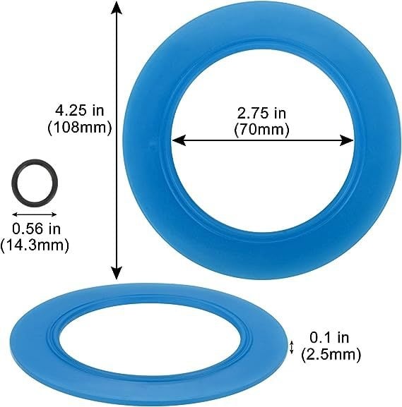 7301111-0070A Szilikon WC-öblítő szeleptömítő készlet – szivárgásmentes, tartós tömítőgyűrű