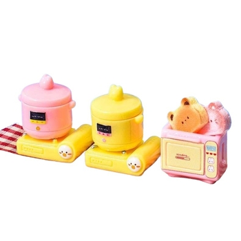 Mini kuhinjski set — aparati i posuđe od nehrđajućeg čelika za igru, za djecu 0–3 godine