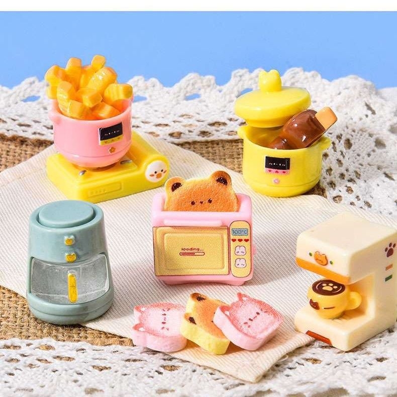 Mini kuhinjski set — aparati i posuđe od nehrđajućeg čelika za igru, za djecu 0–3 godine