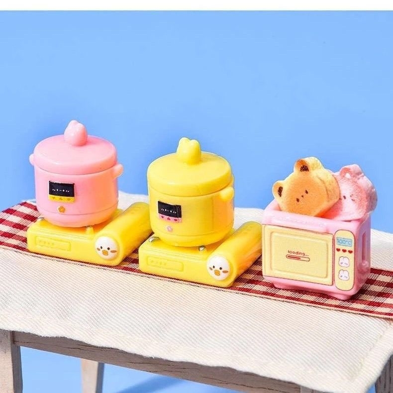 Mini kuhinjski set — aparati i posuđe od nehrđajućeg čelika za igru, za djecu 0–3 godine
