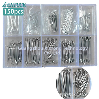 Xinbanyan Technology ατσάλινος U-τύπου ελατηριωτός πιν, 150 τεμ., σε κουτί, Πρότυπο Αρ. 01