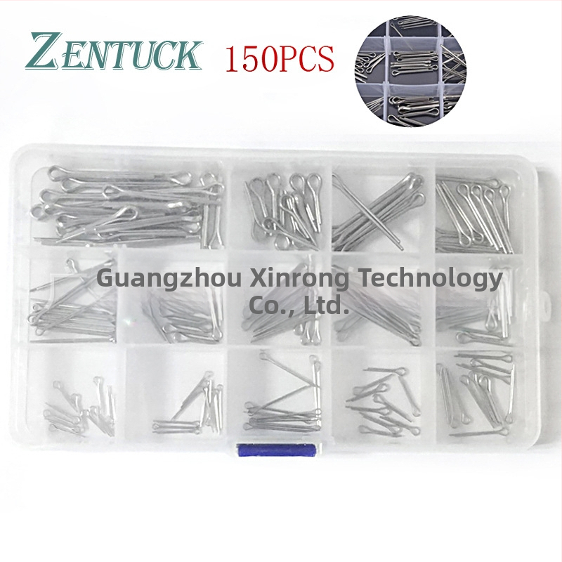 Xinbanyan Technology ατσάλινος U-τύπου ελατηριωτός πιν, 150 τεμ., σε κουτί, Πρότυπο Αρ. 01