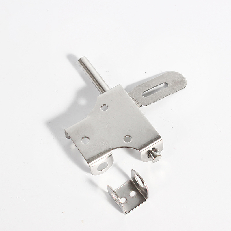 304 nehrđajući čelik – teški latch za vrata, model Small Lock Plate, završna obrada Brushed/Glossy