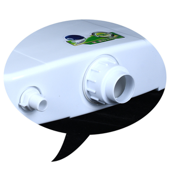 PP επίτοιχο δοχείο πλήρωσης για τουαλέτα τύπου squat — εξοικονόμηση ενέργειας, χειροκίνητος έλεγχος, πλήρωση 3–11 L, αποχέτευση στο δάπεδο, αθόρυβη λειτουργία