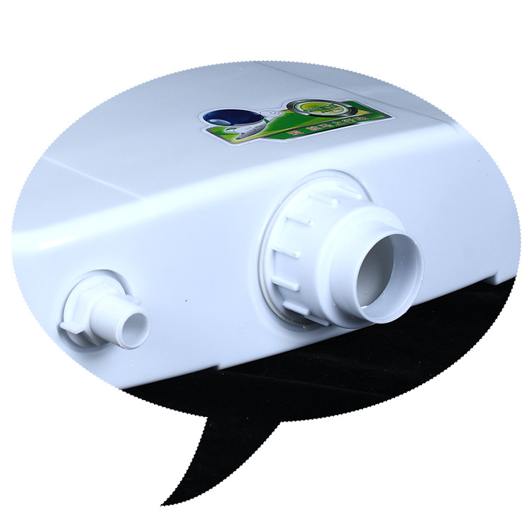 PP επίτοιχο δοχείο πλήρωσης για τουαλέτα τύπου squat — εξοικονόμηση ενέργειας, χειροκίνητος έλεγχος, πλήρωση 3–11 L, αποχέτευση στο δάπεδο, αθόρυβη λειτουργία