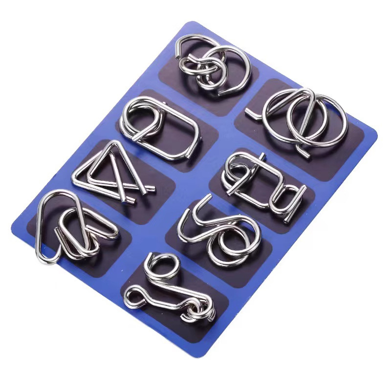 Lubanov puzzle s devet prstena – edukativna opuštajuća igra za djecu 7–14 godina, Friendly