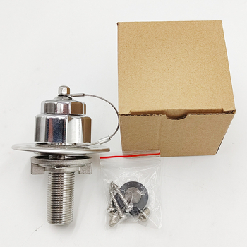 RV vízbetöltő bemenet ellenőrző szeleppel - teljesen fémből, rozsdamentes acél, cserealkatrész RV víztartályhoz