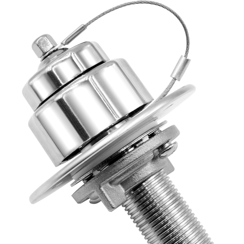 RV vízbetöltő bemenet ellenőrző szeleppel - teljesen fémből, rozsdamentes acél, cserealkatrész RV víztartályhoz