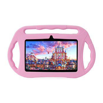 7 hüvelykes Android tablet gyerekeknek, quad-core ARM processzor, 32 GB tárhely, IPS kijelző, dupla kamera