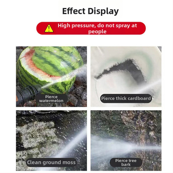 Vysokotlaková pištoľ na vodu s hliníkovým hrotom, hliníkovým ventilom, hliníkovým spojom, Duckbill Head