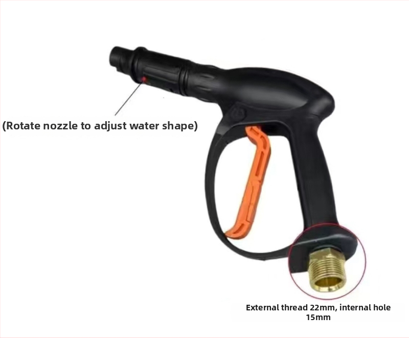 Vysokotlaková pištoľ na vodu s hliníkovým hrotom, hliníkovým ventilom, hliníkovým spojom, Duckbill Head