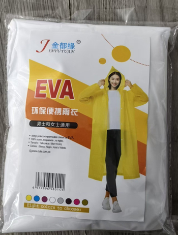 Planinski kišni pončo od PEVA, ojačan, unisex za odrasle, PVC vodootporni sloj