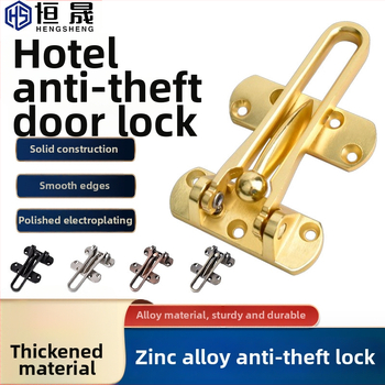 Hotelska brava za vrata protiv krađe, tijelo od cinkove legure, elektroplatirani završni sloj, Hengsheng