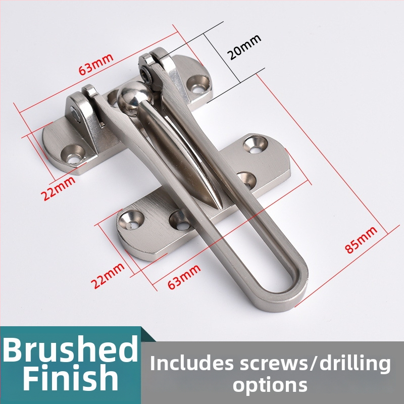 Hotelska brava za vrata protiv krađe, tijelo od cinkove legure, elektroplatirani završni sloj, Hengsheng