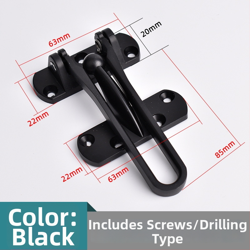 Hotelska brava za vrata protiv krađe, tijelo od cinkove legure, elektroplatirani završni sloj, Hengsheng