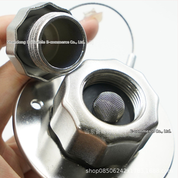 RV vízbeömlő visszacsapó szeleppel – teljesen fémből, rozsdamentes acél, RV víztartályhoz