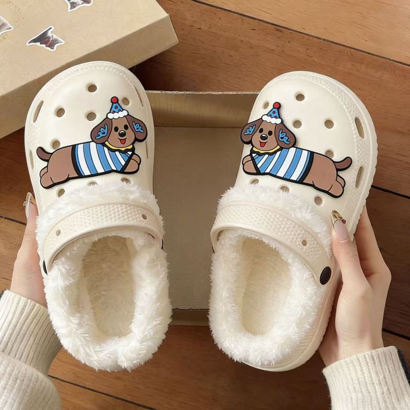 Crocs-stil svadbene sandale, visina povišenja 7-8 cm, debeli potplat, EVA gornji dio i potplat, okrugli vrh, protuklizno
