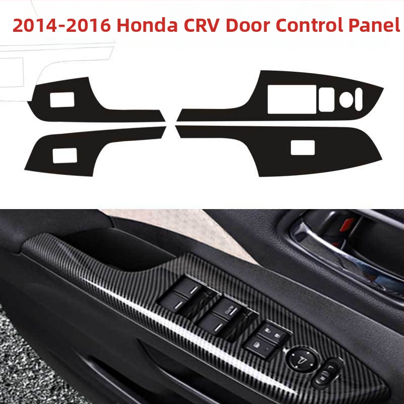 Ditu szénszálas belső dekorációs matrica CR-V 2014–2016-hoz, ragasztó hátlappal