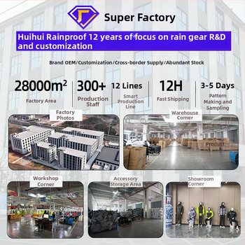 Dvojni kišni komplet za motocikl/električno vozilo s reflektirajućim trakovima i PVC vodootpornim slojem