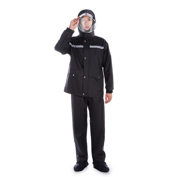 Dvojni kišni komplet za motocikl/električno vozilo s reflektirajućim trakovima i PVC vodootpornim slojem