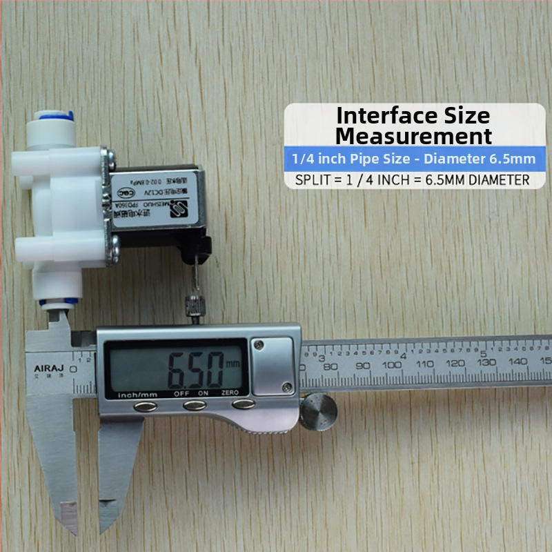 Solenoidový ventil pre čistenie vody, model 12V vstup vody, kapacita 100, značka Qinyongquan, pripojenie
