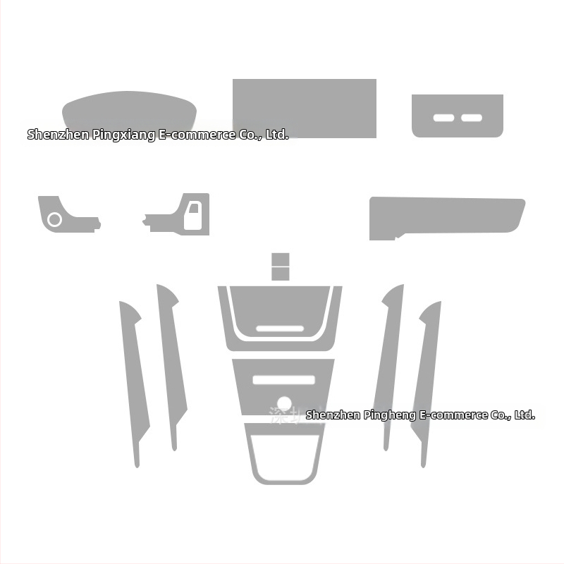 Chiwick TPU ochranný film pre palubnú dosku Range Rover Evoque, kompatibilný s 24 modelmi, proti otlačkom prstov