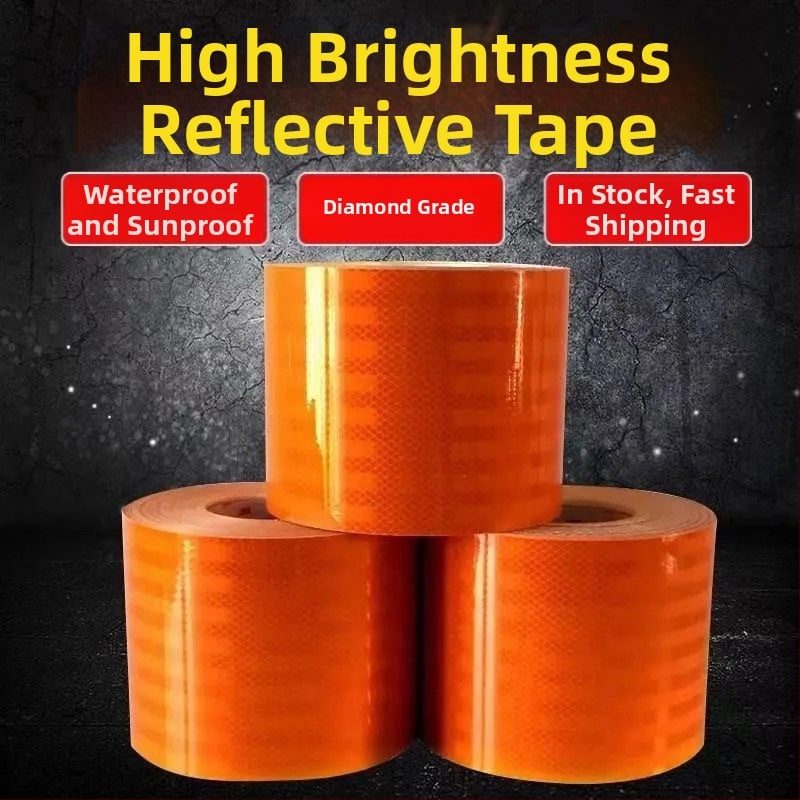 Karosszéria matrica, fényvisszaverő sáv, öntapadós telepítés, veszélyes anyagokat szállító tartálykocsihoz