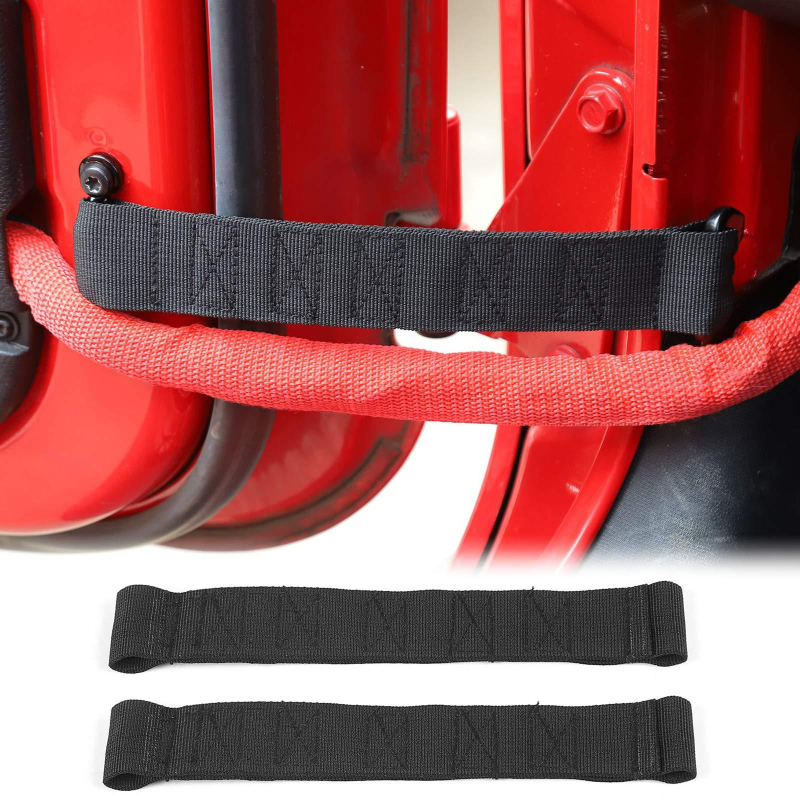 Wrangler remen za ograničenje vrata, pričvršćen na šinu, pleteni užet modifikaciji CJ/YJ/JK/KL 97-25