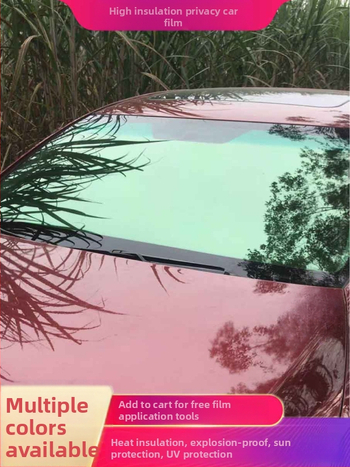 Fólia na predné čelné sklo automobilu s tepelnou izoláciou a proti výbuchu, priepustnosť 71–80%, kovová izolačná vrstva, záruka 10 rokov a viac