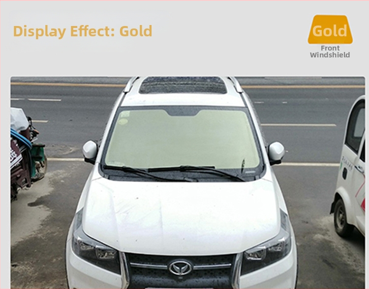 Fólia na predné čelné sklo automobilu s tepelnou izoláciou a proti výbuchu, priepustnosť 71–80%, kovová izolačná vrstva, záruka 10 rokov a viac