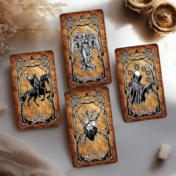 Tarot karte – stolne igre karte, papir, boja kutija, za uzrast 14+ godina.