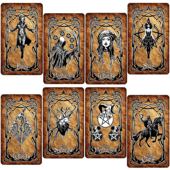Tarot karte – stolne igre karte, papir, boja kutija, za uzrast 14+ godina.