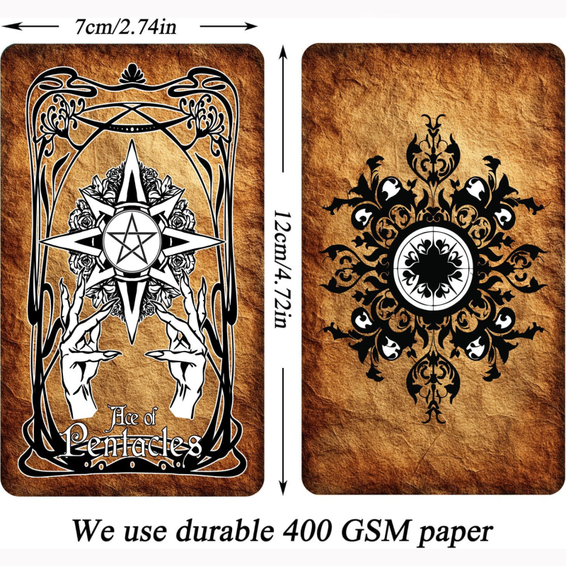 Tarot karte – stolne igre karte, papir, boja kutija, za uzrast 14+ godina.