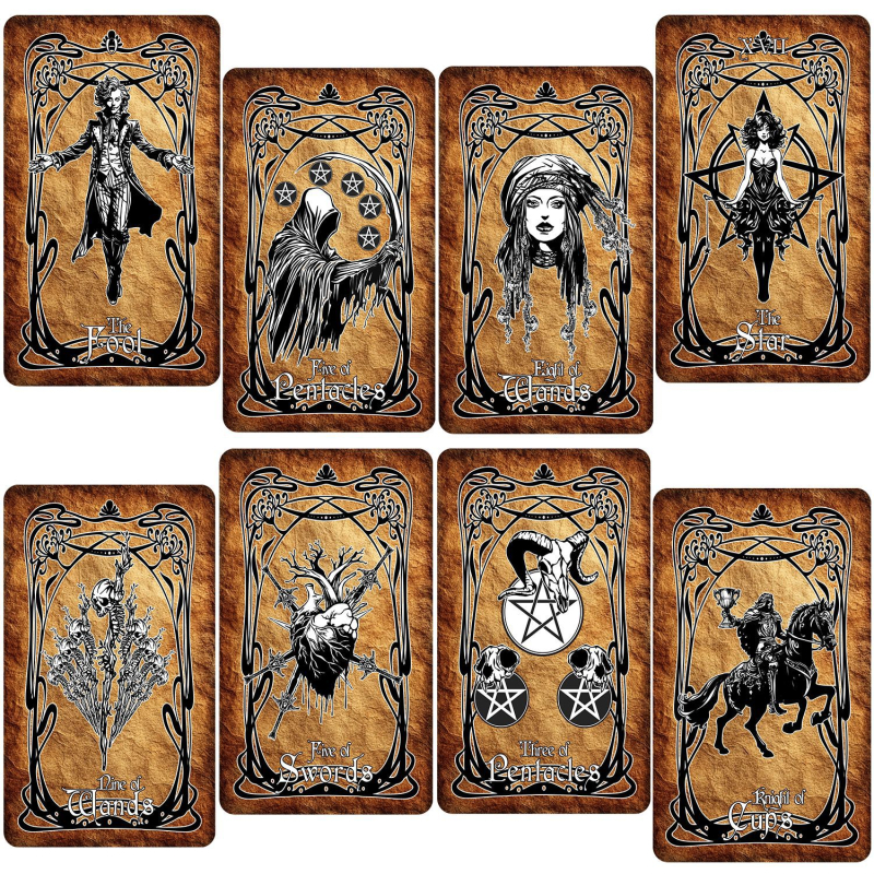 Tarot karte – stolne igre karte, papir, boja kutija, za uzrast 14+ godina.