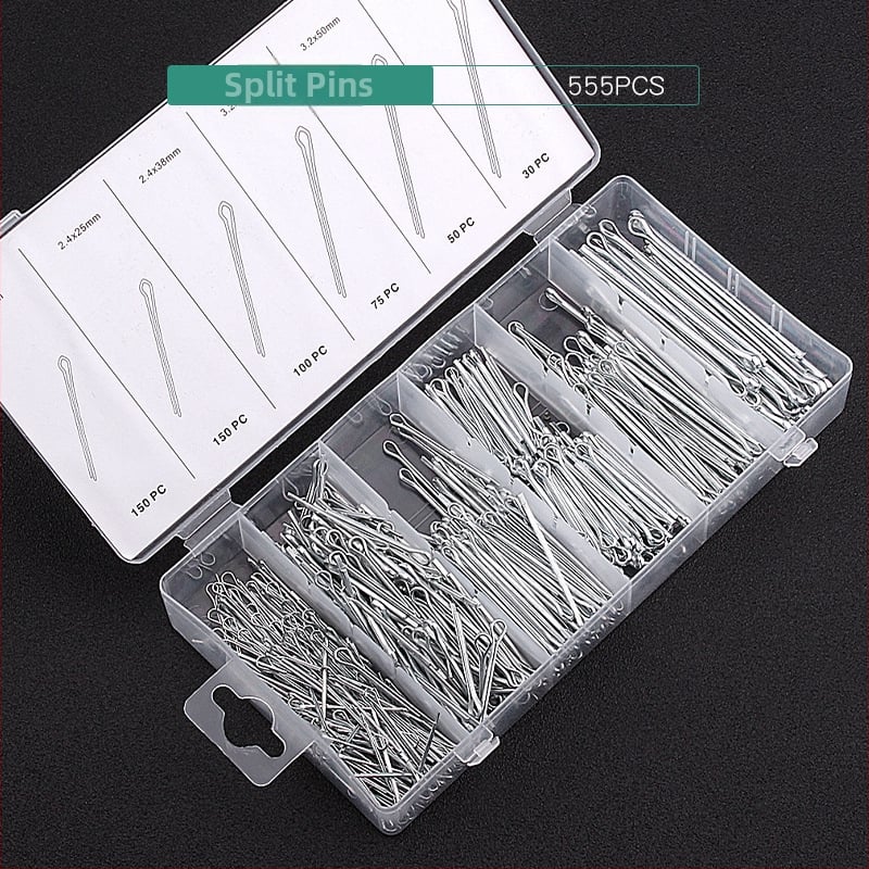 Σετ πείρων: R-τύπου πείροι, βαϊονέτ πείροι, 555 διαχωρισμένοι πείροι, πείροι για μαλλιά, πείροι σε σχήμα U