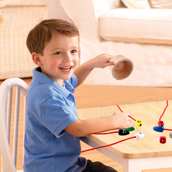 Ξύλινο επιτραπέζιο παιχνίδι Γάτα και Ποντίκι για παιδιά 4–6 ετών, εκπαιδευτικό, βελτιώνει τον συντονισμό χεριού-ματιού και προσφέρει διαδραστική μάθηση γονέα-παιδιού