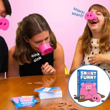 Snort Funny društvena igra — Plastika, Poker, Zabava, Uzrast 15–35, Pogodno za sve prigode