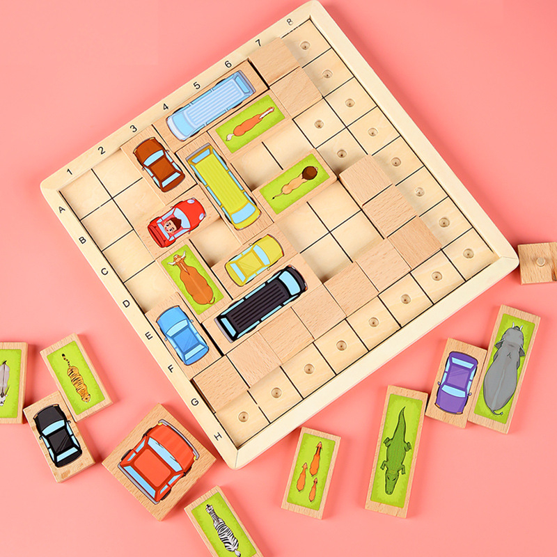 Ξύλινο εκπαιδευτικό παζλ λογικής σκέψης Χουαρρόνγκ Ντόα, εξατομικευμένα δείγματα, κατάλληλο για παιδιά 4-6 ετών