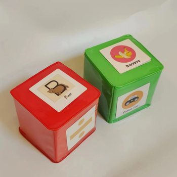 Card Dice - Πλαστικό διαδραστικό εκπαιδευτικό υλικό γραμματισμού στην τάξη, για ηλικίες 4–14