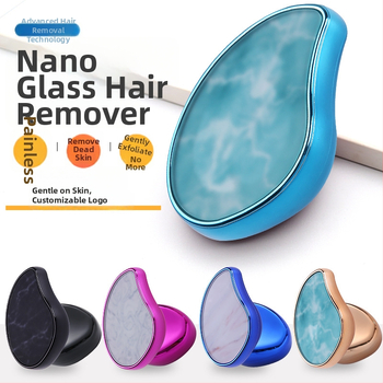 Αποτριχωτικό σώματος με γυάλινη κεφαλή, χειροκίνητη λειτουργία, ABS + νανο γυαλί, για μασχάλες και πόδια, καθάρισμα με νερό