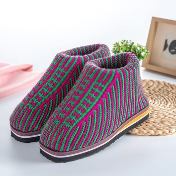 Домашни чехли с гумена подметка - пролетен сезон, модел: Друг, тип обувки: Друг, стил: елегантно градско