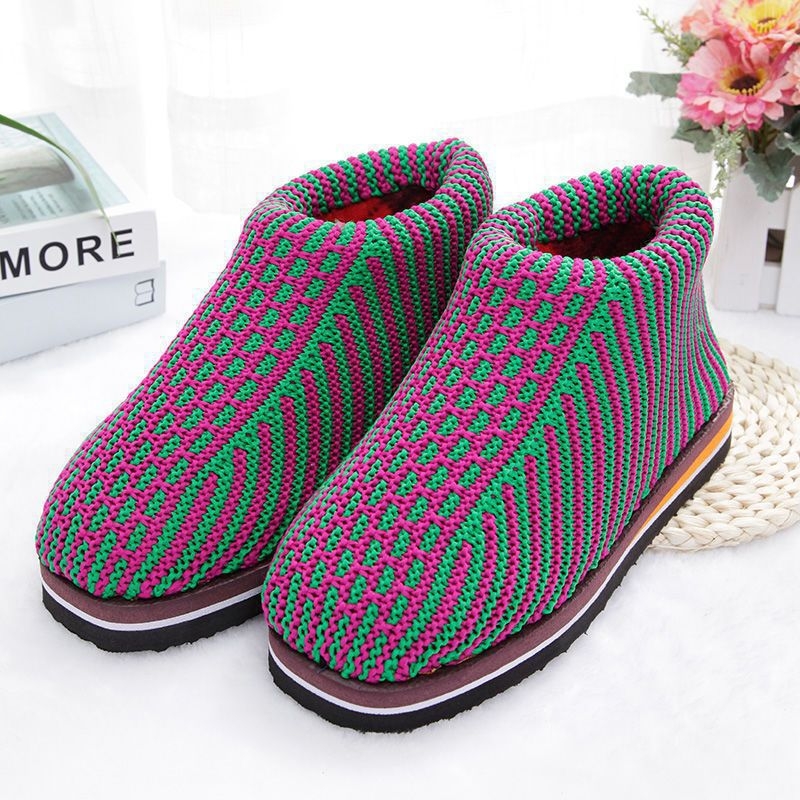 Домашни чехли с гумена подметка - пролетен сезон, модел: Друг, тип обувки: Друг, стил: елегантно градско