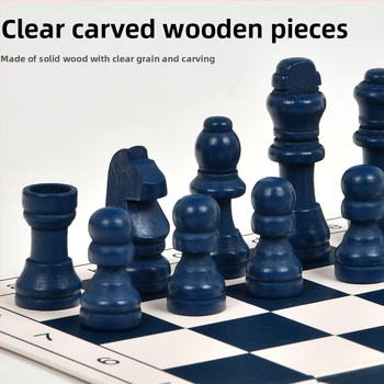 Chess Guard Τριών-σε-Ένα Πτυσσόμενο Ξύλινο Σετ Ταμπλό Σκακιού, Ντάμα, Τάβλι με 2,2-ίντσες Μη Μαγνητικά Πιόνια